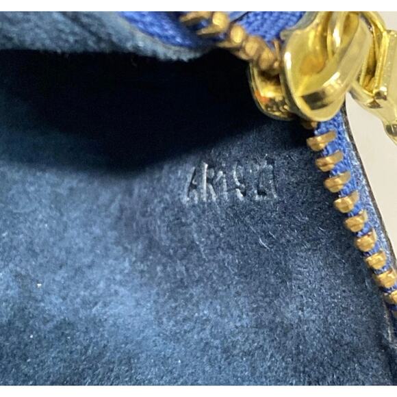 LOUIS VUITTON Soufflot Toledo Blue Epi Handbag W Pouch EUC - Picture 9 of 14